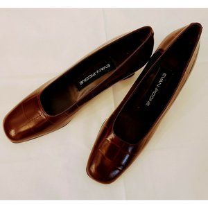 VINTAGE Evan-Picone Dark Brown Women's Heels, Size